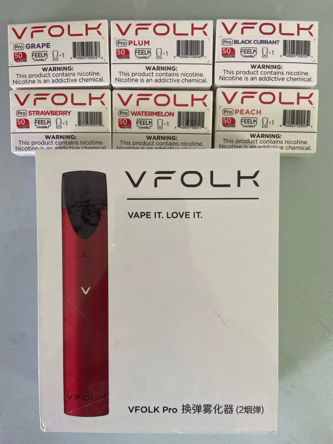 vfolkpro换弹式小烟测评报告_电子烟套装评测_产品